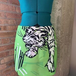 Karen Millen Petite Sporty Tiger Skirt